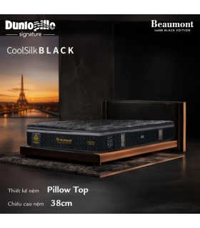 Nệm lò xo Dunlopillo CoolSilk BLACK Beaumont